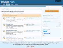 Tablet Screenshot of motorhome365.com